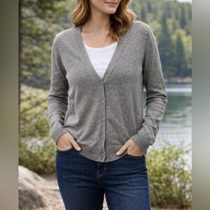 GAP Silk Blend Cardigan Women’s Small Button Front Lightweight Classic GUC